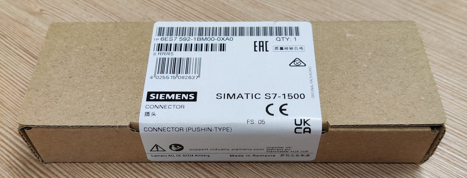SIMATIC S7-1500, Frontstecker in Push-In Technik 6ES7592-1BM00-0XA0