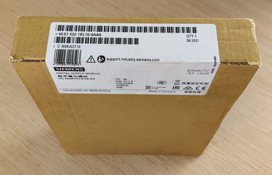 SIMATIC S7-1500, Digitalausgabemodul    Nr. 6ES7522-1BL10-0AA0