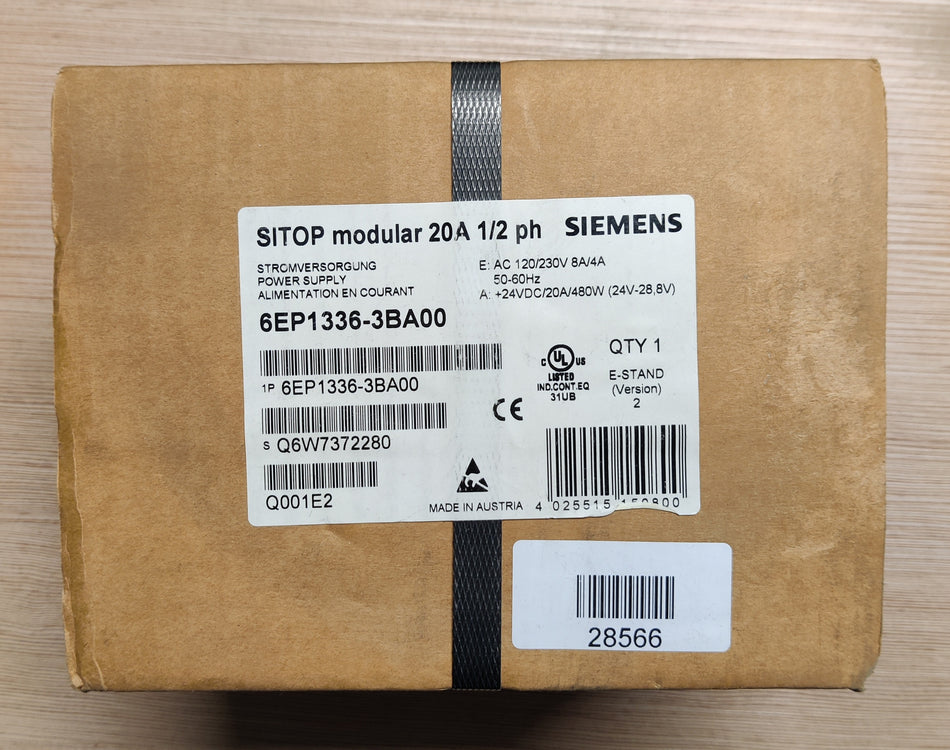 SITOP modular 20 A Geregelte Stromversorgung   Nr. 6EP1336-3BA00