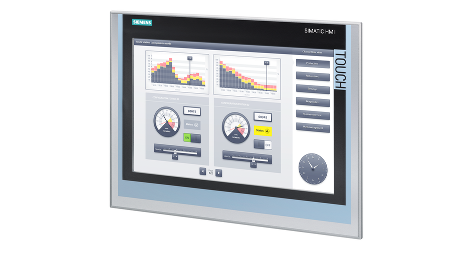 Siemens SIMATIC HMI TP1500 Comfort, Comfort Panel  Nr. 6AV2124-0QC02-0AX2