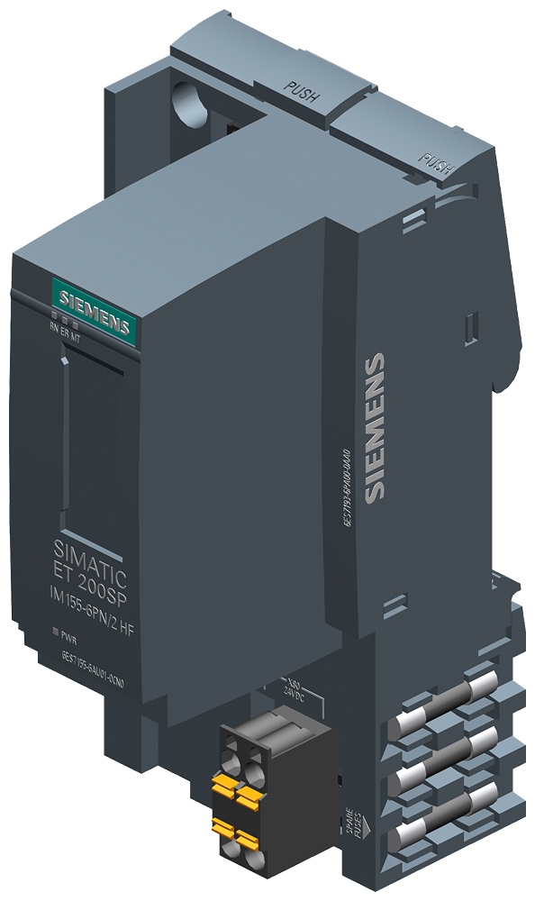 Siemens SIMATIC ET 200SP, PROFINET, 2-Port Interface-Modul  Nr. 6ES7155-6AUO1-0CN0