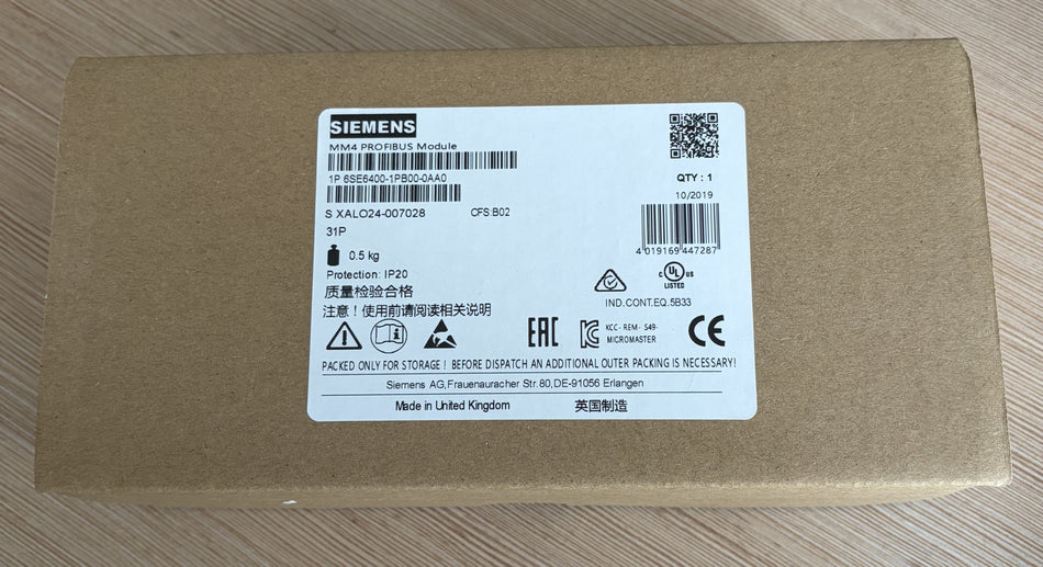 MICROMASTER 4 PROFIBUS    Nr. 6SE6400-1PB00-0AA0