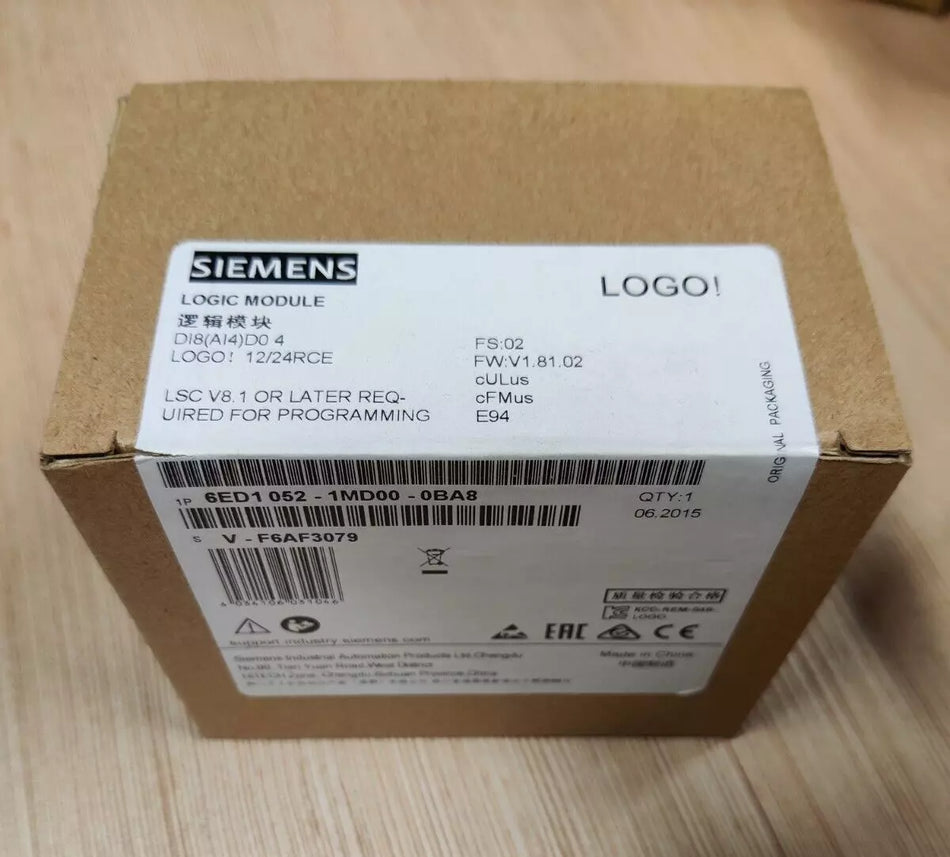 Siemens LOGO! 12/24RCE, Logikmodul   Nr. 6ED1052-1MD00-0BA8