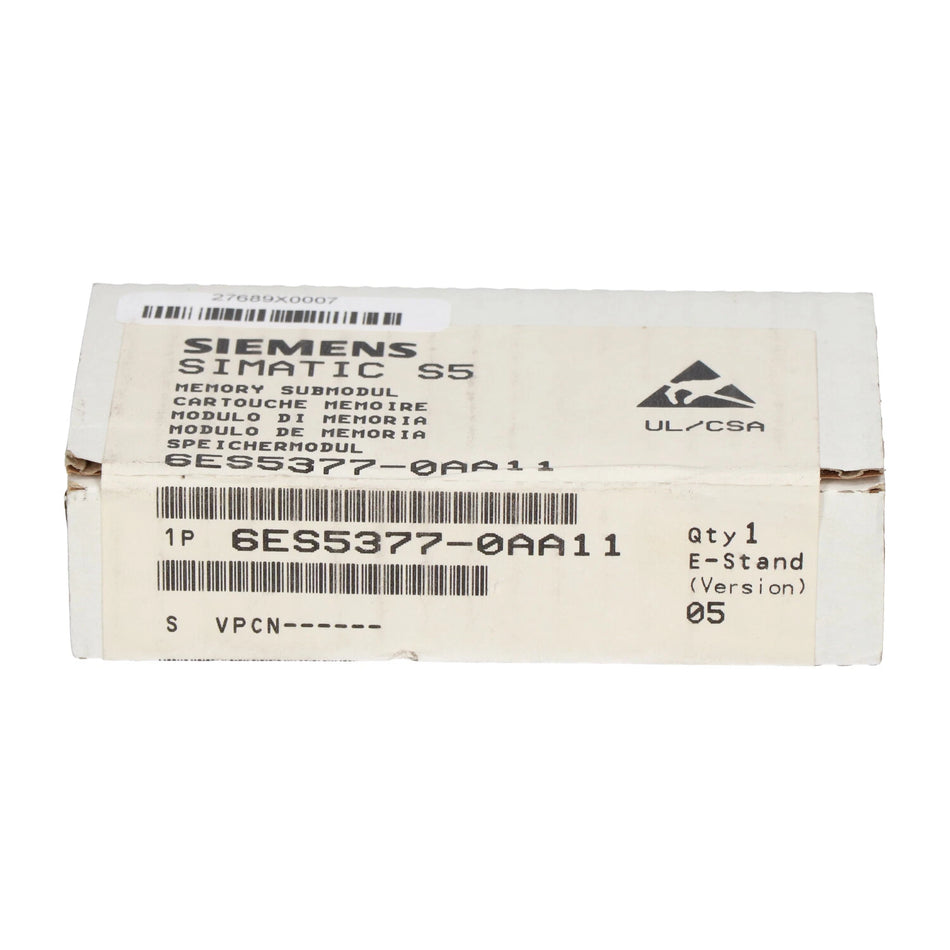 Siemens SIMATIC S5, Speichermodul  Nr. 6ES5377-0AA11