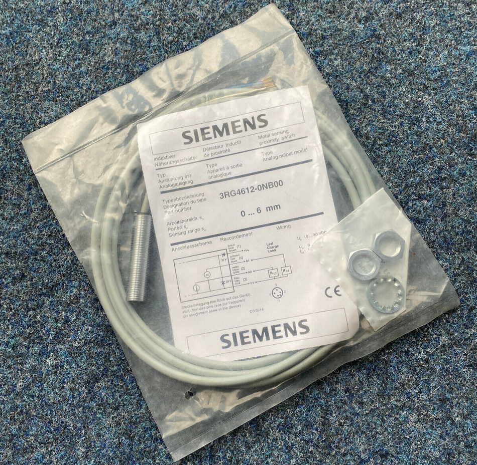 Siemens SIMATIC Induktiver Nährungsschalter Nr. 3RG4612-0NB00
