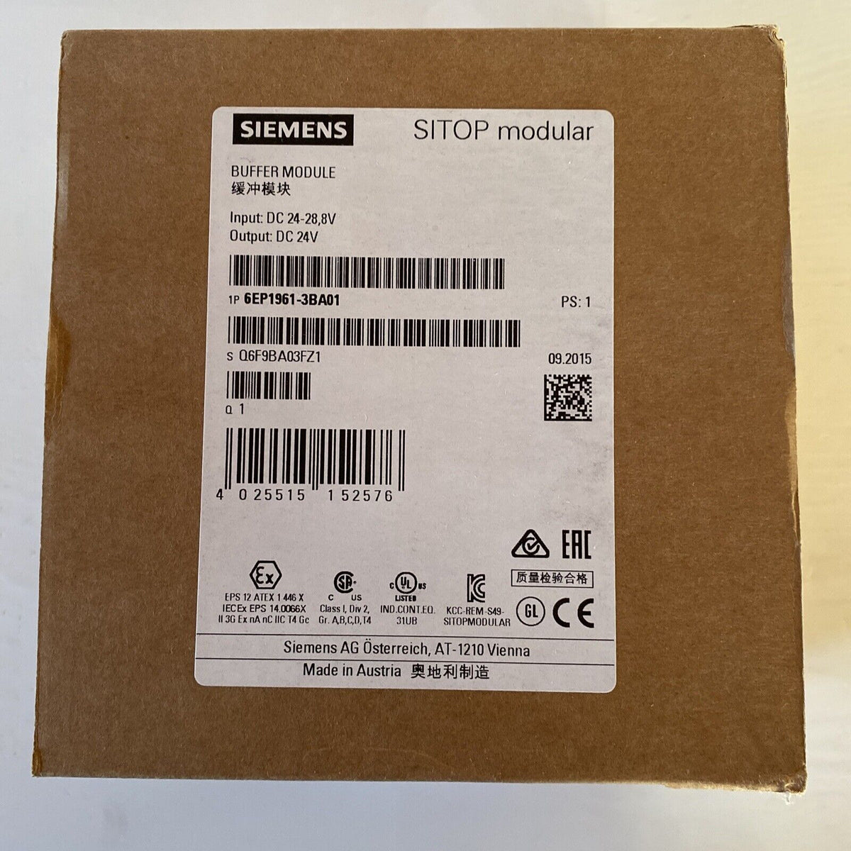Siemens SITOP Modular Puffermodul Nr. 6EP1961-3BA01 - FIT International Siemens SITOP Modular Puffermodul Nr. 6EP1961-3BA01 - FIT International