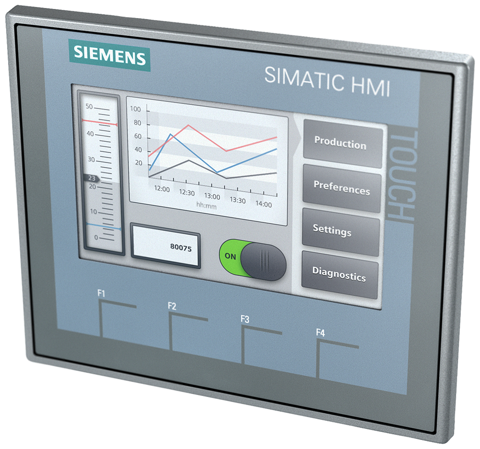 Siemens Simatic HMI KTP400 Basic Panel Nr. 6AV2123-2DB03-0AX0