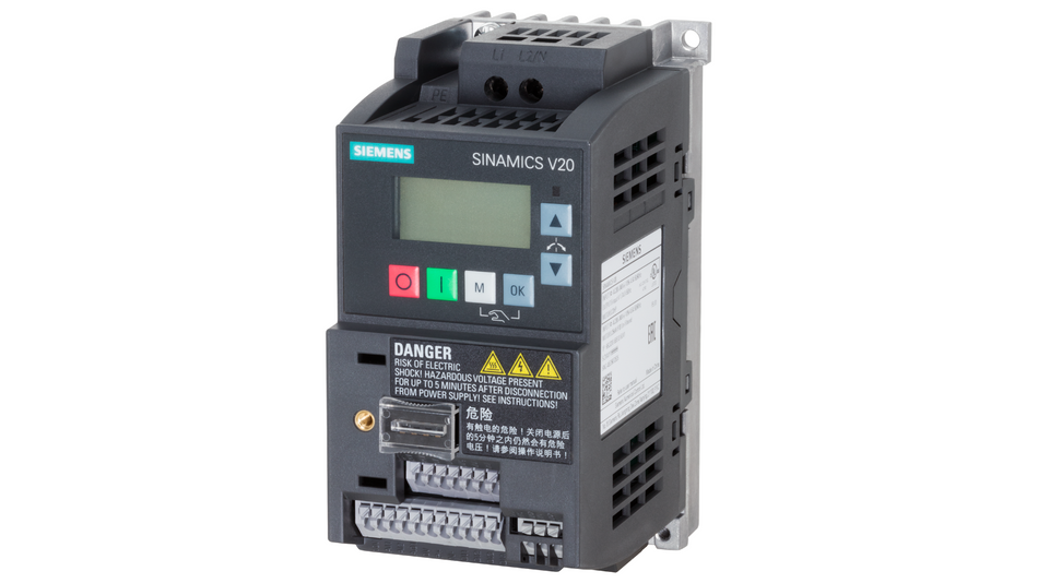 Siemens SINAMICS V20 1AC 200-240V Nr. 6SL3210-5BB12-5UV1
