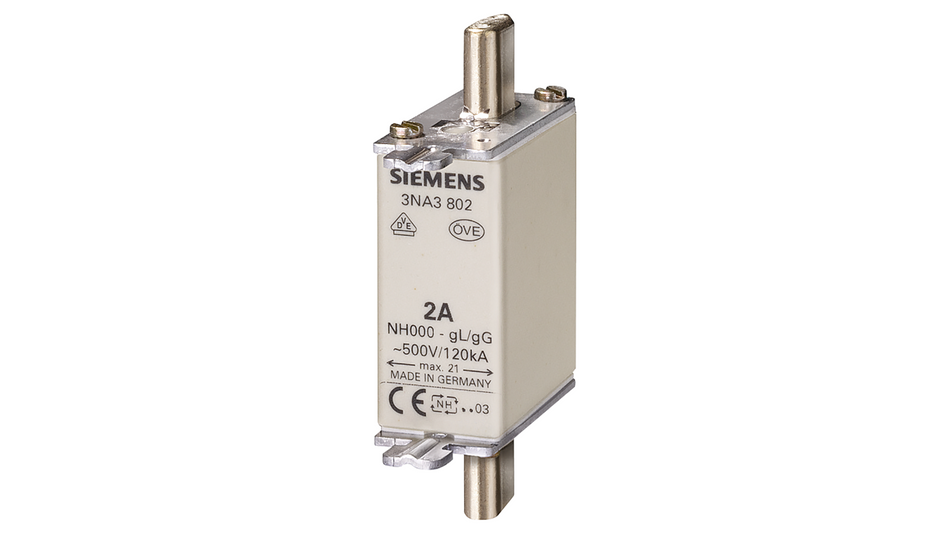Siemens NH-Sicherungseinsatz, NH000 Nr. 3NA3820