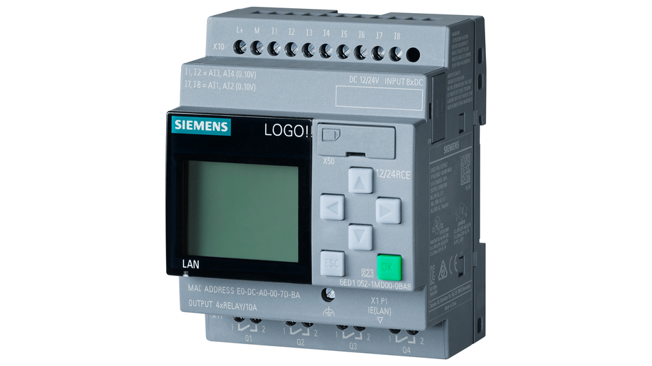 Siemens LOGO! 24CE, Logikmodul, Display, Nr. 6ED1052-1CC08-0BA1
