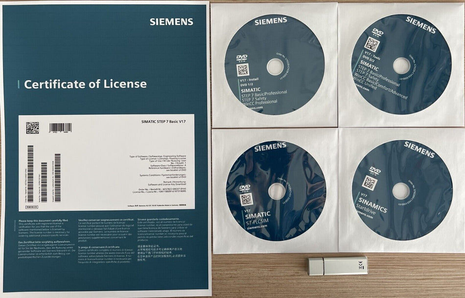 Siemens SIMATIC Step 7 Basic V17 - Download-Version  6ES7822-0AE07-0YA5