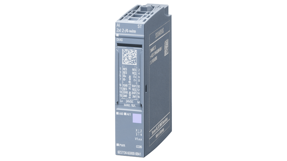 Siemens SIMATIC ET 200SP, analoges Eingangsmodul Nr. 6ES7134-6GB00-0BA1