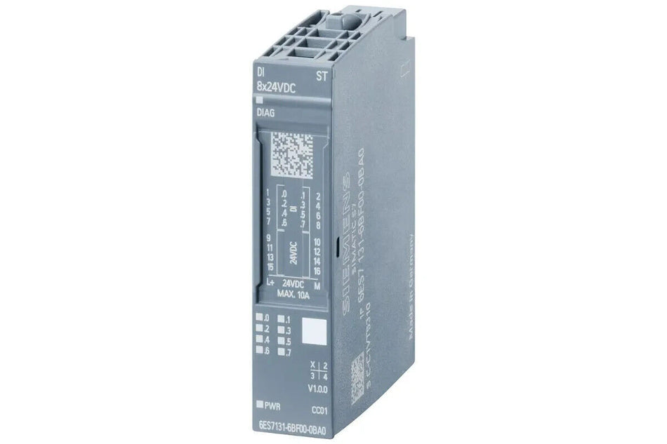 Siemens SIMATIC ET 200SP, digitales Eingangsmodul Nr. 6ES7131-6BF00-0BA0