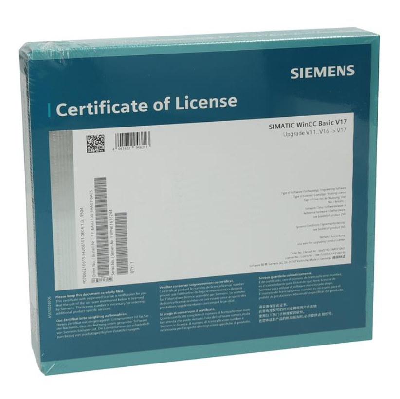 Siemens SIMATIC WinCC Basic V17 Nr. 6AV2100-0AA07-0AA5